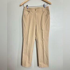 St. John Size 2  Gold Button Detail Pants